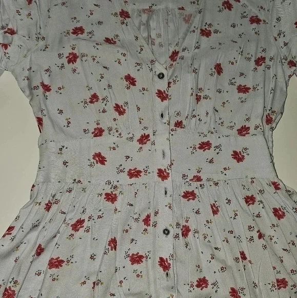 BILLABONG Blue Floral Mini dress - Picture 3 of 8